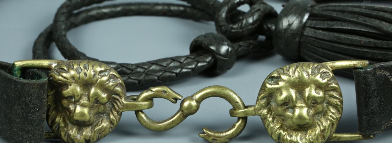 CEINTURON ET DRAGONNE DE PETITE TENUE D'OFFICIER DE CAVALERIE LEGERE - PREMIER EMPIRE