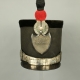 SHAKO D'OFFCIER SUPERIEUR DU CANTON DE VAUD DE MOUSQUETAIRES MODELE 1838 DU CANTON DE VAUD
