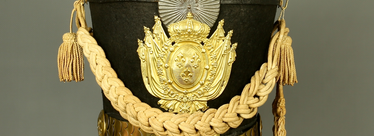 SHAKO DE TROUPE DE FUSILIER D'INFANTERIE DE LA GARDE ROYALE - DEUXIEME MODELE