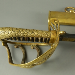 SABRE D'OFFICIER DU 1ER REGIMENT DE CARABINIERS - 1ER EMPIRE