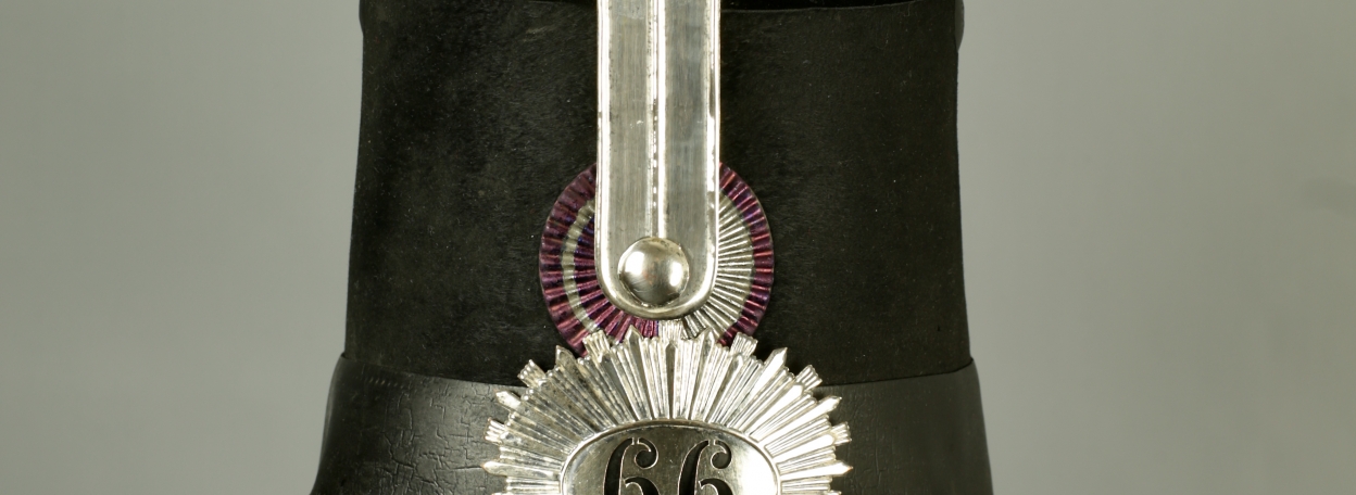 SHAKO D'OFFICIER DE FUSILLIERS MODELE 1852 DU CANTON DE ZURICH - SUISSE