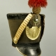 SHAKO D'OFFICIER MODELE 1820 DU CANTON DE ST GALL - SUISSE