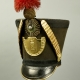 SHAKO D'OFFICIER MODELE 1820 DU CANTON DE ST GALL - SUISSE