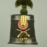 SHAKO DE TROUPE DU 27e CARABINIER MODELE 1845 DU CANTON DE BERNE - SUISSE