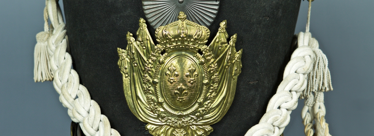 SHAKO DE TROUPE DE FUSILIER D'INFANTERIE DE LA GARDE ROYALE - MODELE 1817