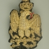 ORNEMENT A L'AIGLE D'UN RETROUSSIS D'UNIFORME D'OFFICIER - PREMIER EMPIRE