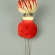 POMPON TRICOLORE DE SOUS-OFFICIER POUR SHAKO DE LA GARDE NATIONALE - LOUIS PHILIPPE