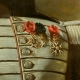 PEINTURE D'UN OFFICIER SUERIEUR DE LA ARDE ROYALE- RESTAURATION 1815- 1830