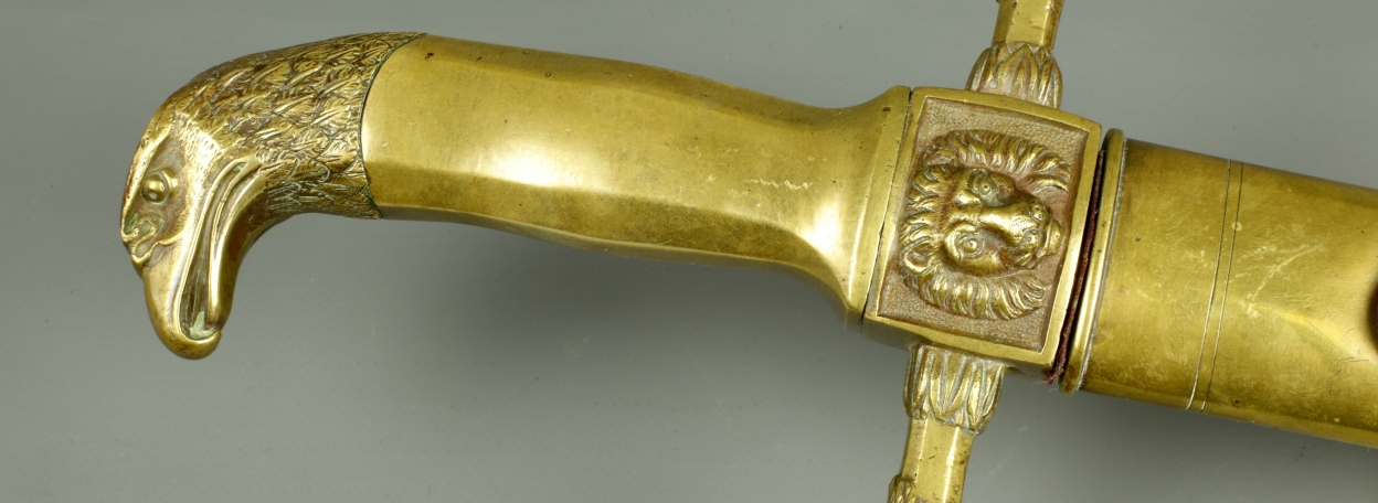 SABRE DES SAPEURS D'INFANTERIE A LA TÊTE D'AIGLE - PREMIER EMPIRE