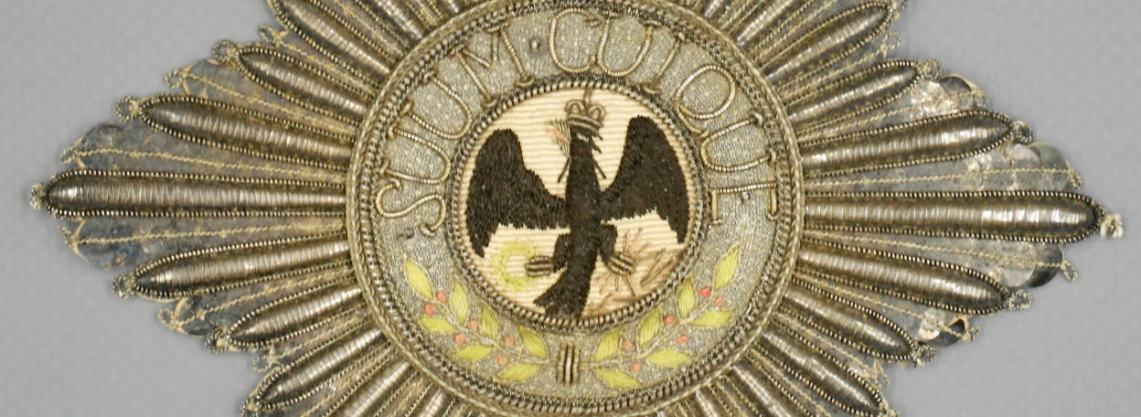 GRANDE PLAQUE DE CHEVALIER DE L'ORDRE NOIR - ROYAUME DE PRUSSE