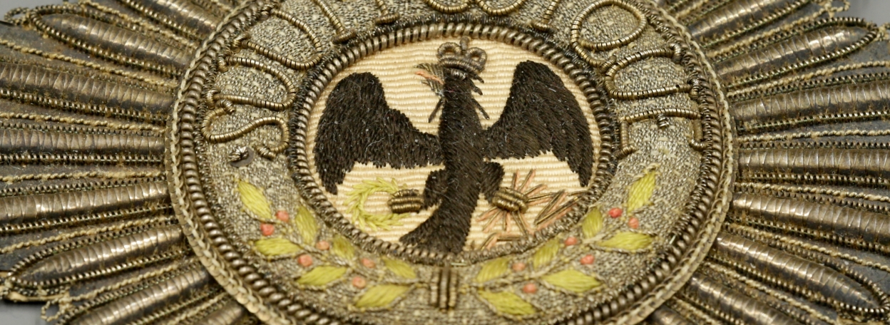 GRANDE PLAQUE DE CHEVALIER DE L'ORDRE NOIR - ROYAUME DE PRUSSE