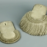 PAIRE D'EPAULETTES D'OFFICIER SULBALTERNE D'INFANTERIE LEGERE - PREMIER EMPIRE