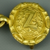 BOUCLE DE CEINTURON D'OFFICIER DE ZOUAVES - SECOND EMPIRE