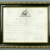 BREVET DE SABRE D'HONNEUR DÉCERNÉ PAR BONAPARTE PREMIER CONSUL AU CITOYEN TARRIDE JEAN - GRENADIER - CONSULAT