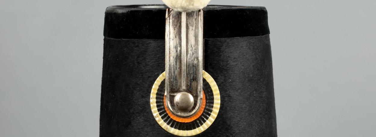 SHAKO D'OFFICIER D'ETAT MAJOR MODELE 1845 DU CANTON DE NEUCHÂTEL - SUISSE