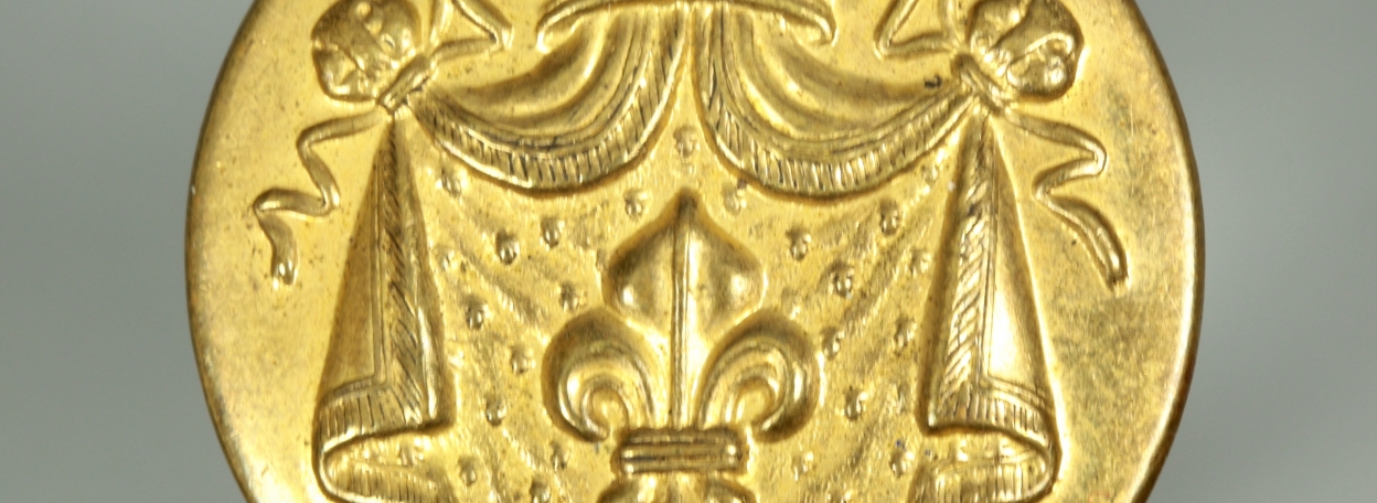 BOUTON D'UNIFORME DE PAIRE DE FRANCE - RESTAURATION