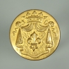 BOUTON D'UNIFORME DE PAIRE DE FRANCE - RESTAURATION