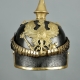 CASQUE DE TROUPE D'INFANTERIE PRUSSIENNE MODÈLE 1857 MODIFIÉ 1860 - PRUSSE