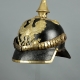 CASQUE DE TROUPE D'INFANTERIE PRUSSIENNE MODÈLE 1857 MODIFIÉ 1860 - PRUSSE