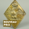 PLAQUE DE SHAKO DE TROUPE D'UN REGIMENT DE LIGNE MODELE 1806 / 1810 - PREMIER EMPIRE