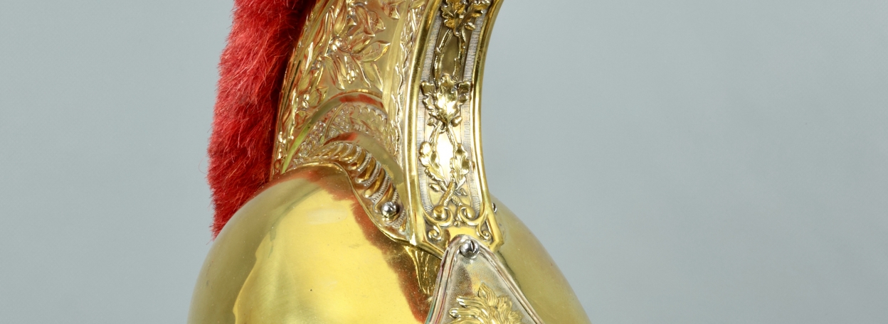 CASQUE DE SOUS-OFFICIER DE CARABINIER MODELE 1856 - SECOND EMPIRE