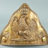 PLAQUE DE BONNET À POILS DES GRENADIERS À PIED DE LA GARDE IMPÉRIALE – PREMIER EMPIRE