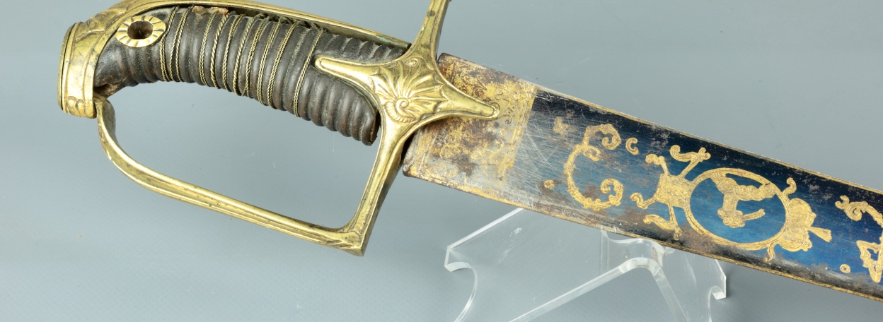 SABRE D'OFFICIER DE LA MARINE ROYALE VERS 1780 LOUIS XVI - ANCIENNE MONARCHIE