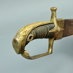 SABRE D'OFFICIER DE LA MARINE ROYALE VERS 1780 LOUIS XVI - ANCIENNE MONARCHIE