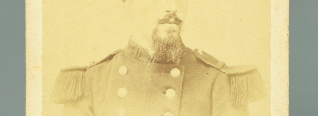 CARTE ANCIENNE PHOTO D'UN SOLDAT DU 30 EME D'INFANTERIE EN 1872 - III EME REPUBLIQUE