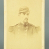 CARTE ANCIENNE PHOTO D'UN SOLDAT DU 30e D'INFANTERIE EN 1872 - IIIe REPUBLIQUE