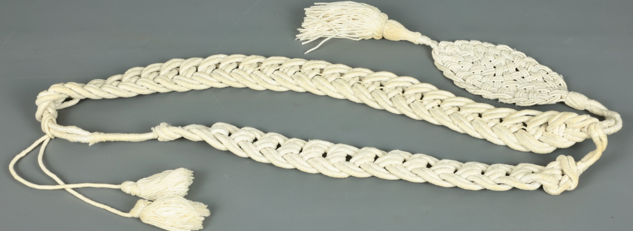 CORDON RAQUETTES DE BONNET A POILS DE GARDE SUISSE - RESTAURATION