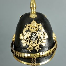 CASQUE DE TROUPE DES GARDES DU PAPE PIE X PONTIFICAT 1903-1914 - VATICAN
