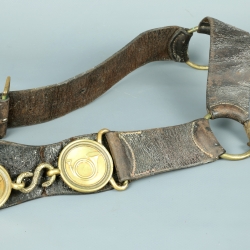 CEINTURON DE TROUPE DE CHASSSEURS à CHEVAL MODèLE 1838 DU CANTON DE VAUD - SUIISSE