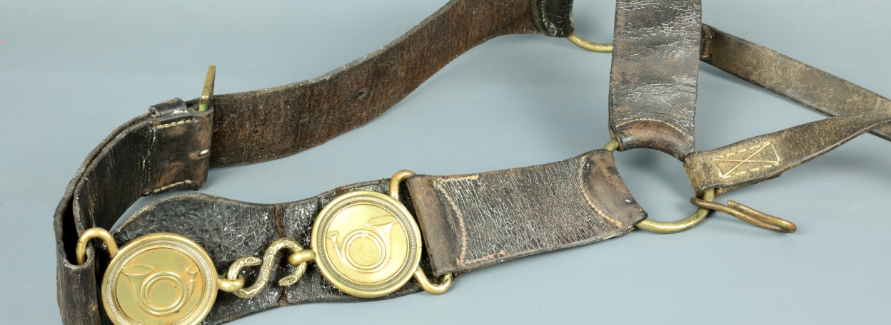 CEINTURON DE TROUPE DE CHASSSEURS à CHEVAL MODèLE 1838 DU CANTON DE VAUD - SUIISSE