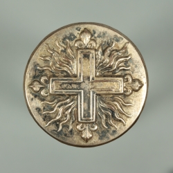 BOUTON DE MOUSQUETAIRE DU ROI DE LA SECONDE COMPAGNIE - RESTAURATION