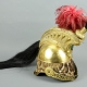 CASQUE D'OFFICIER DE DRAGON DE LA LIGNE MODELE 1858 - SECOND EMPIRE