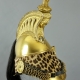 CASQUE D'OFFICIER DES DRAGONS DE LA LIGNE MODÈLE 1845 MONARCHIE DE JUILLET - SECOND EMPIRE