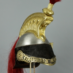 CASQUE DE TROMPETTE DE CUIRASSIER DE LA LIGNE MODELE 1858 - SECOND EMPIRE